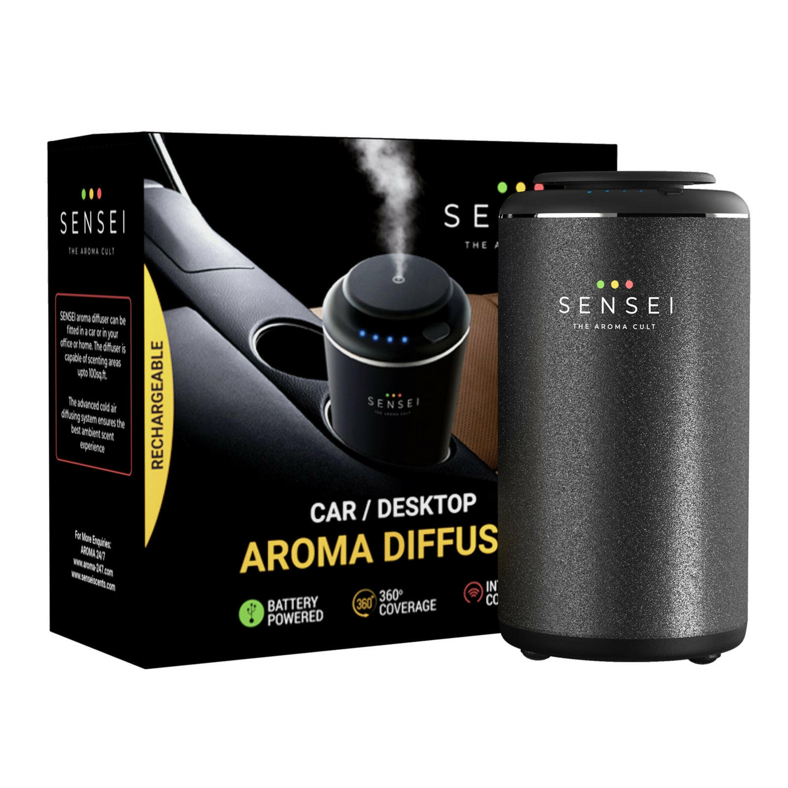 Diffuser For Cars – Scent Diffuser (Car Cartridge not Included).